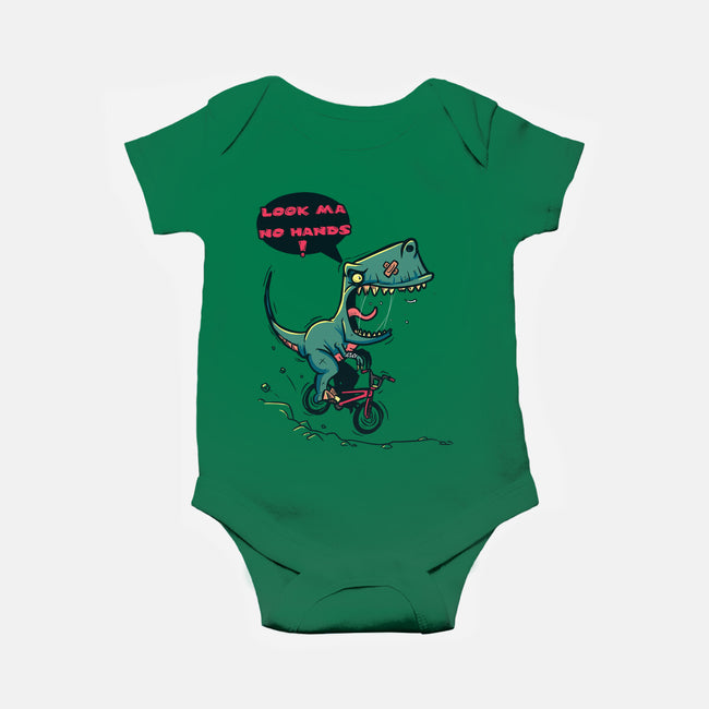 No Hands-Baby-Basic-Onesie-AndreusD