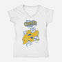 Cheese The Day-Womens-V-Neck-Tee-Henrique Torres