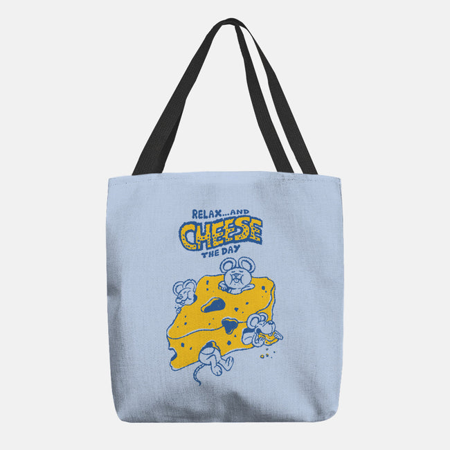 Cheese The Day-None-Basic Tote-Bag-Henrique Torres