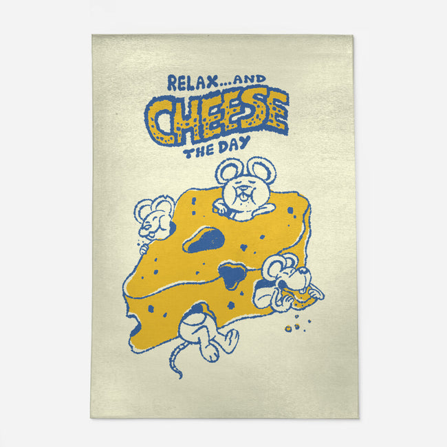 Cheese The Day-None-Indoor-Rug-Henrique Torres