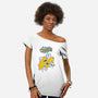 Cheese The Day-Womens-Off Shoulder-Tee-Henrique Torres