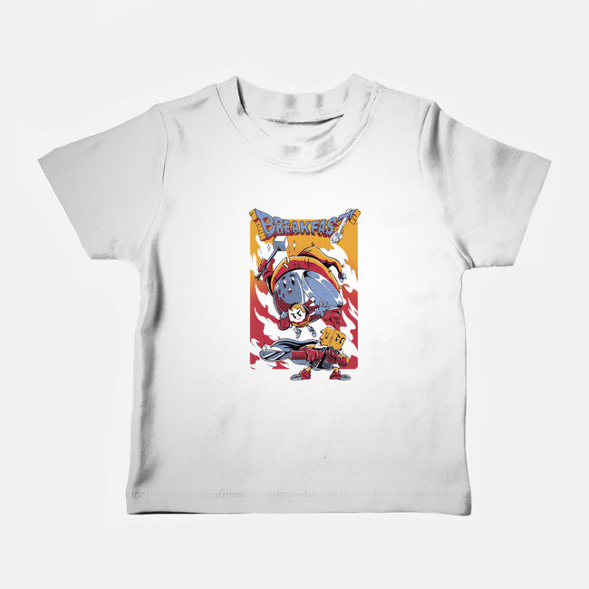 Breakfast Quest-Baby-Basic-Tee-Henrique Torres