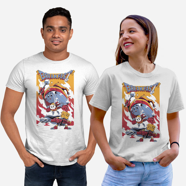 Breakfast Quest-Unisex-Basic-Tee-Henrique Torres