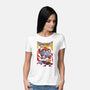 Breakfast Quest-Womens-Basic-Tee-Henrique Torres