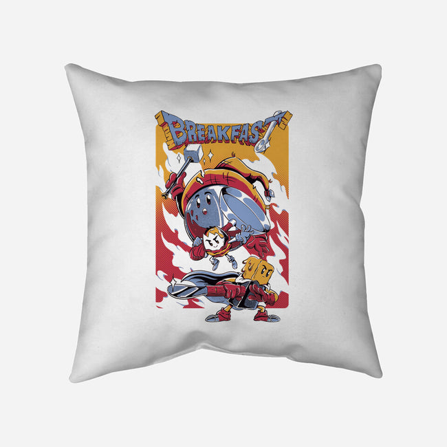 Breakfast Quest-None-Removable Cover-Throw Pillow-Henrique Torres