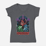 Power Girls Dungeons-Womens-V-Neck-Tee-Studio Mootant