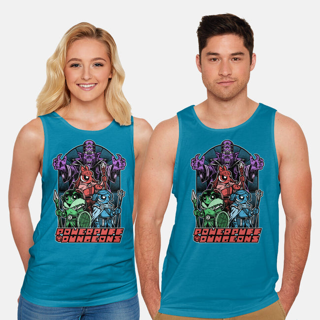 Power Girls Dungeons-Unisex-Basic-Tank-Studio Mootant