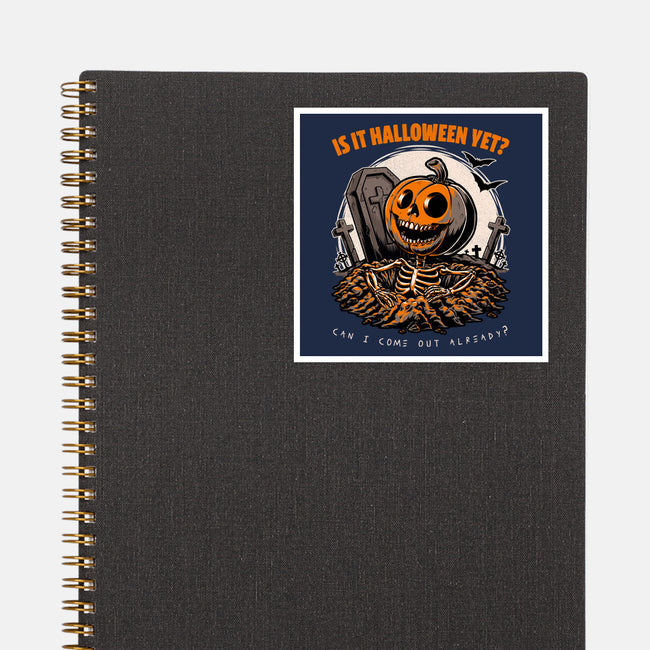 Halloween Approaches-None-Glossy-Sticker-Studio Mootant