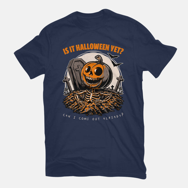 Halloween Approaches-Youth-Basic-Tee-Studio Mootant