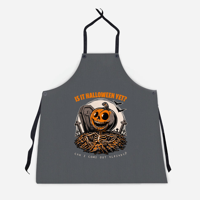 Halloween Approaches-Unisex-Kitchen-Apron-Studio Mootant