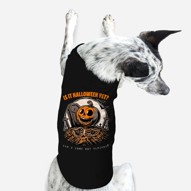 Halloween Approaches-Dog-Basic-Pet Tank-Studio Mootant