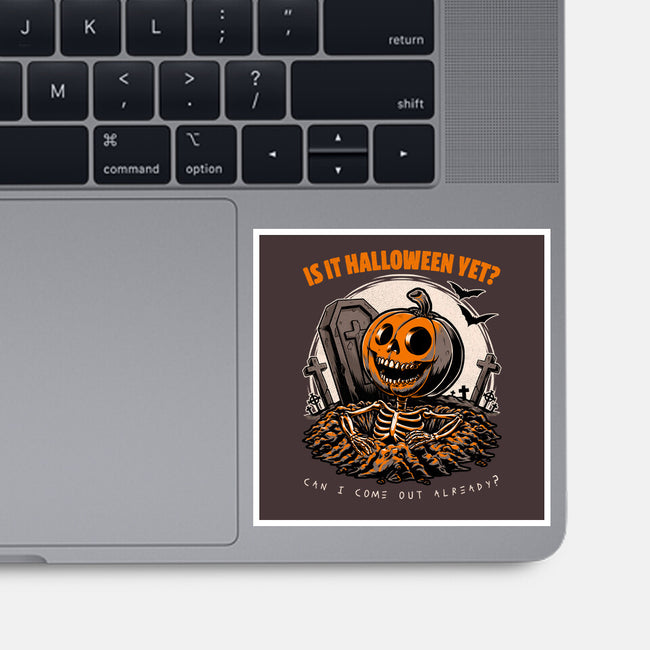 Halloween Approaches-None-Glossy-Sticker-Studio Mootant