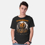 Halloween Approaches-Mens-Basic-Tee-Studio Mootant