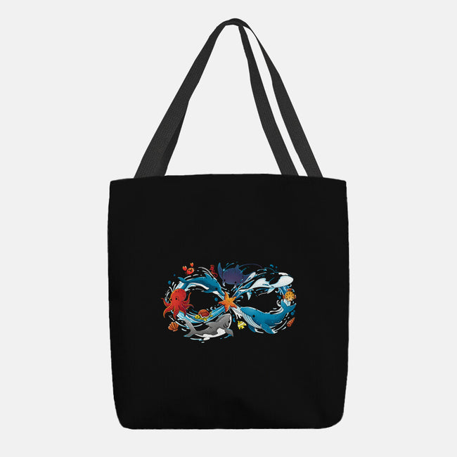 Infinity Sea-None-Basic Tote-Bag-Vallina84