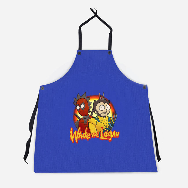 Wade And Logan Misadventure-Unisex-Kitchen-Apron-kgullholmen