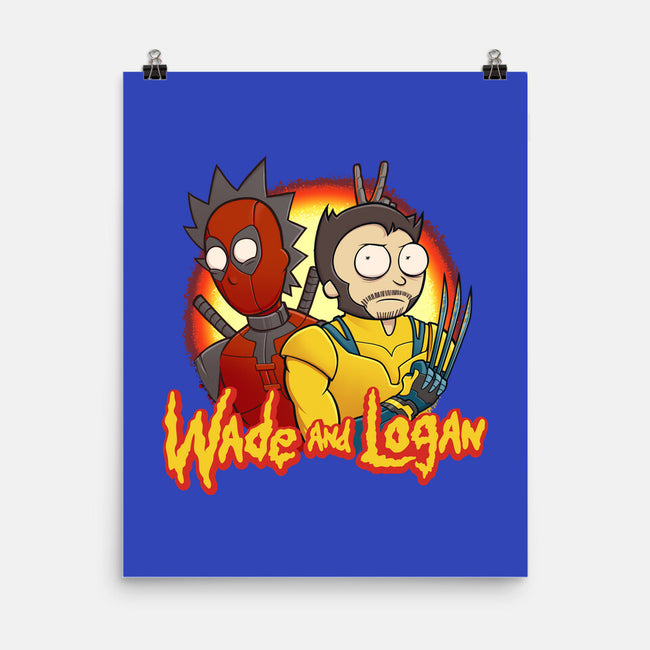 Wade And Logan Misadventure-None-Matte-Poster-kgullholmen