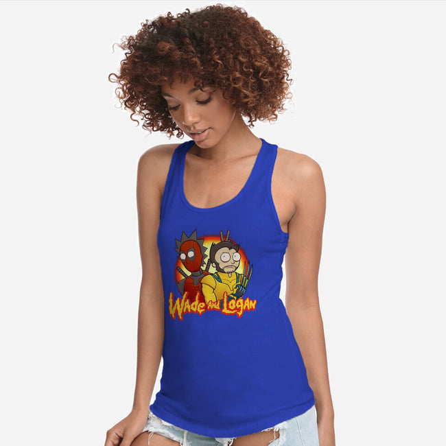 Wade And Logan Misadventure-Womens-Racerback-Tank-kgullholmen