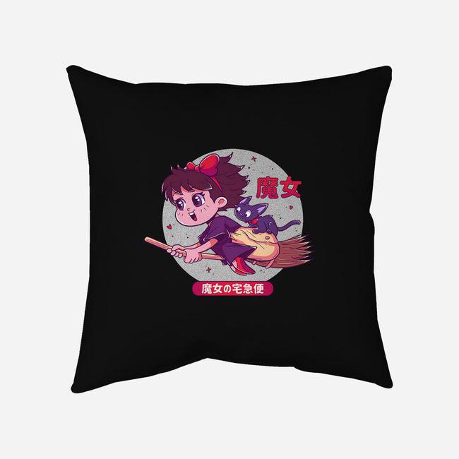 Kiki's Adventure-None-Removable Cover-Throw Pillow-Ca Mask