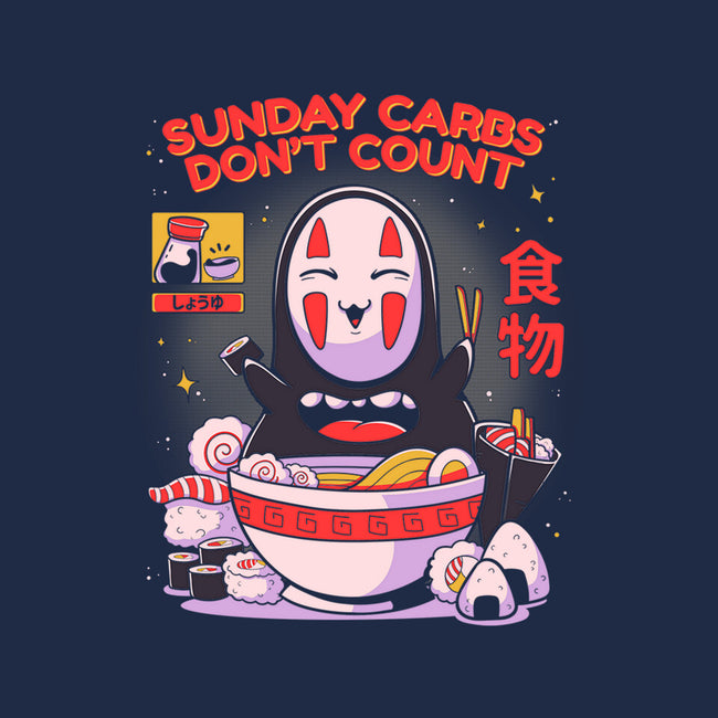 Sunday Carbs Don't Count-Womens-Racerback-Tank-Ca Mask