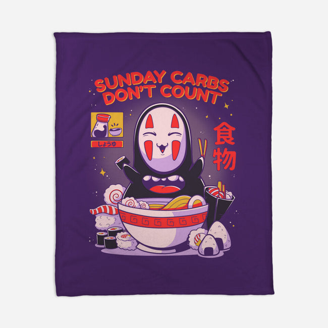 Sunday Carbs Don't Count-None-Fleece-Blanket-Ca Mask