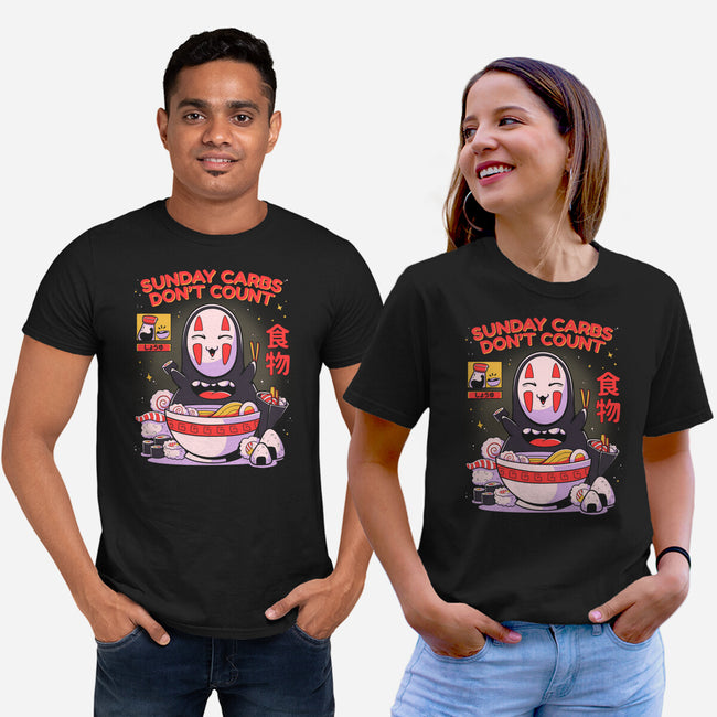 Sunday Carbs Don't Count-Unisex-Basic-Tee-Ca Mask