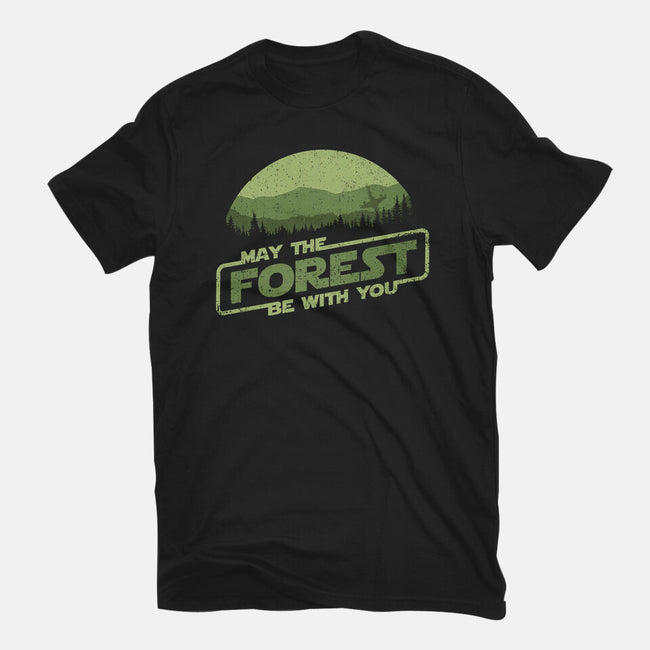 May The Forest Be With You-Womens-Fitted-Tee-kg07