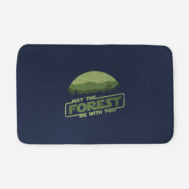 May The Forest Be With You-None-Memory Foam-Bath Mat-kg07