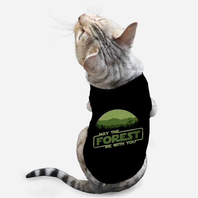 May The Forest Be With You-Cat-Basic-Pet Tank-kg07