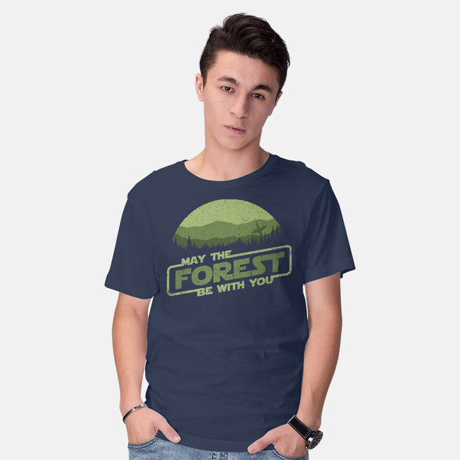 May The Forest Be With You-Mens-Basic-Tee-kg07