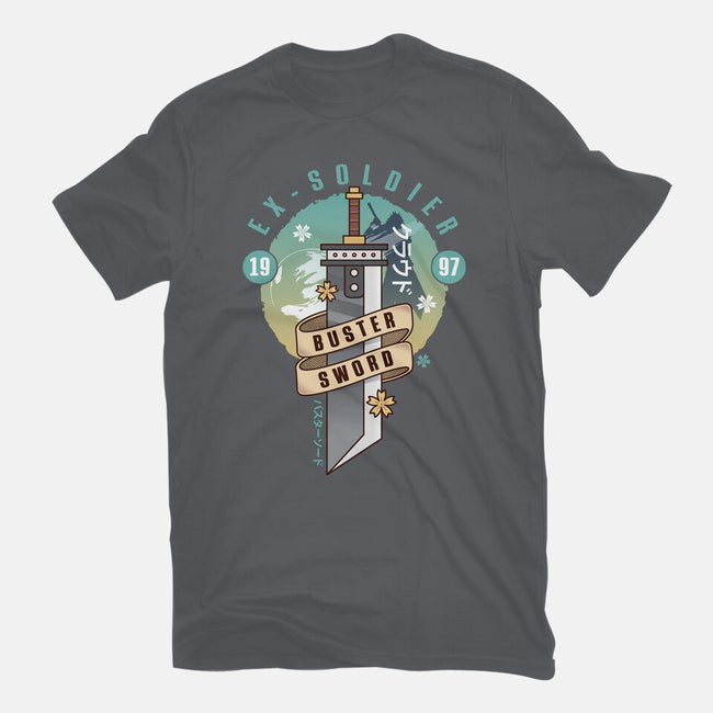 Cloud Buster Sword Emblem-Unisex-Basic-Tee-LAGELANTEE