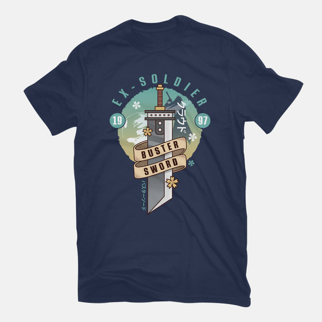 Cloud Buster Sword Emblem-Mens-Premium-Tee-LAGELANTEE