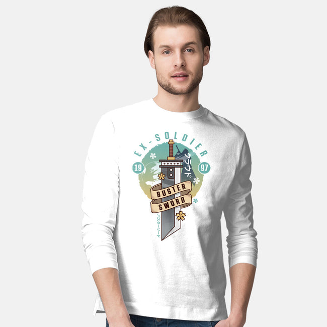 Cloud Buster Sword Emblem-Mens-Long Sleeved-Tee-LAGELANTEE