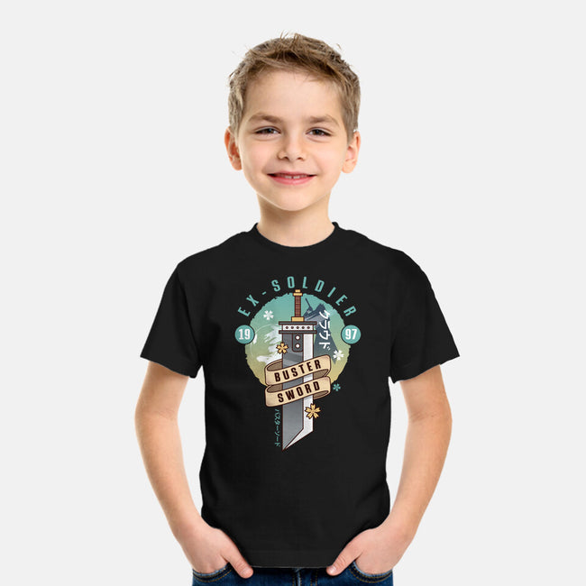 Cloud Buster Sword Emblem-Youth-Basic-Tee-LAGELANTEE