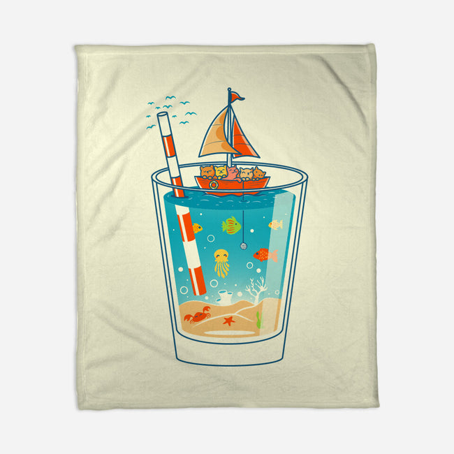 A Glass of Summer-None-Fleece-Blanket-erion_designs