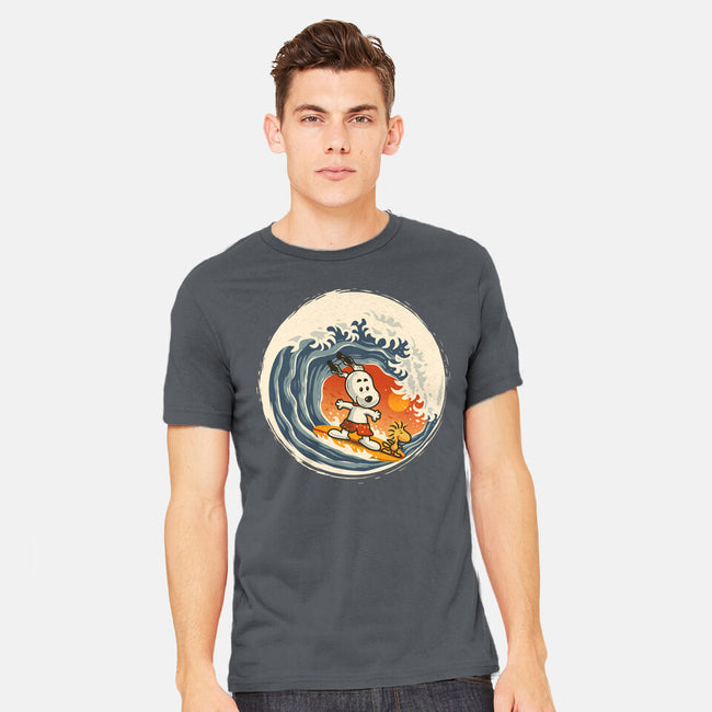 Surfing Beagle-Mens-Heavyweight-Tee-erion_designs