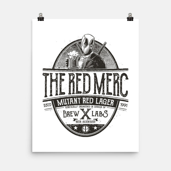 Mutant Red Lager-None-Matte-Poster-teesgeex