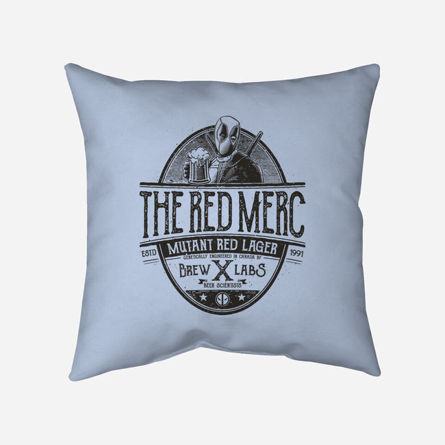 Mutant Red Lager-None-Removable Cover-Throw Pillow-teesgeex