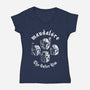 Mandalore Rhapsody-Womens-V-Neck-Tee-arace