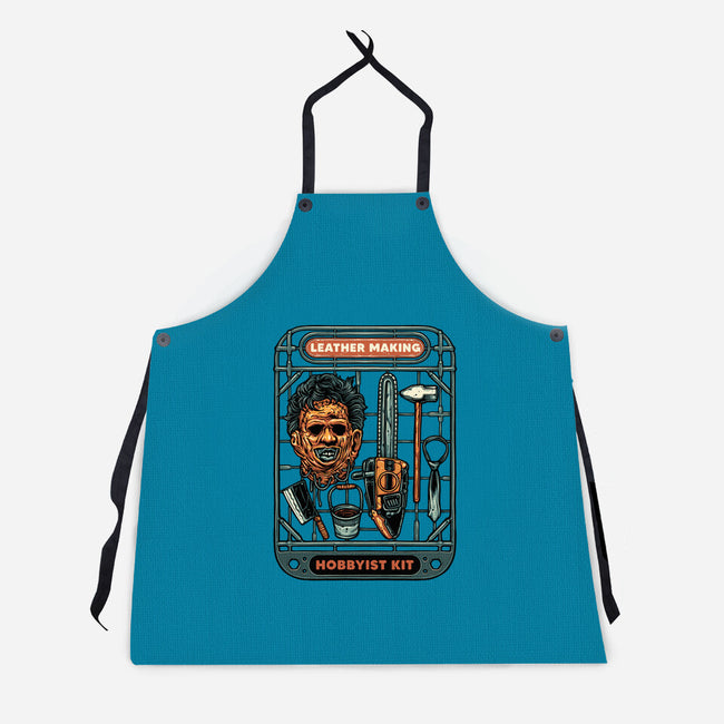 Leather Making Kit-Unisex-Kitchen-Apron-glitchygorilla