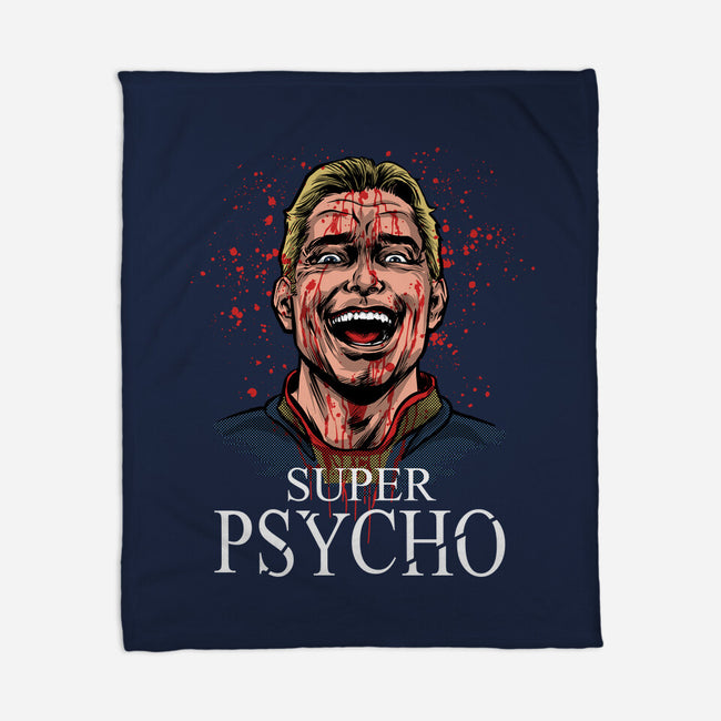 Super Psycho-None-Fleece-Blanket-zascanauta