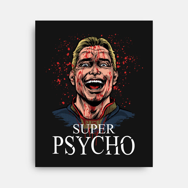 Super Psycho-None-Stretched-Canvas-zascanauta