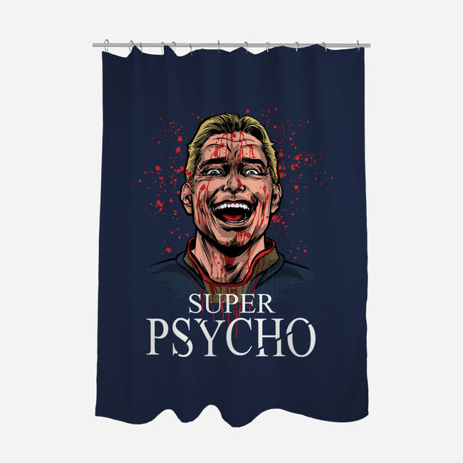 Super Psycho-None-Polyester-Shower Curtain-zascanauta