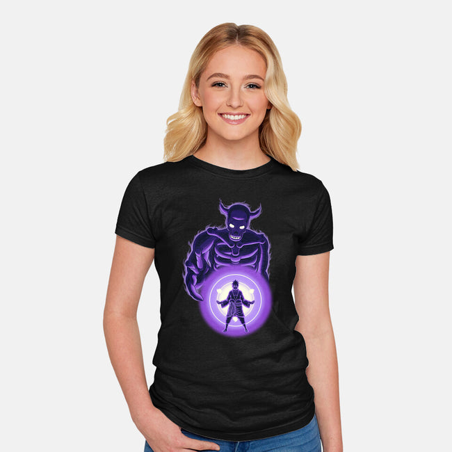 Eye Of Insight-Womens-Fitted-Tee-rmatix