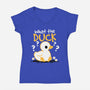 What The Duck-Womens-V-Neck-Tee-NemiMakeit