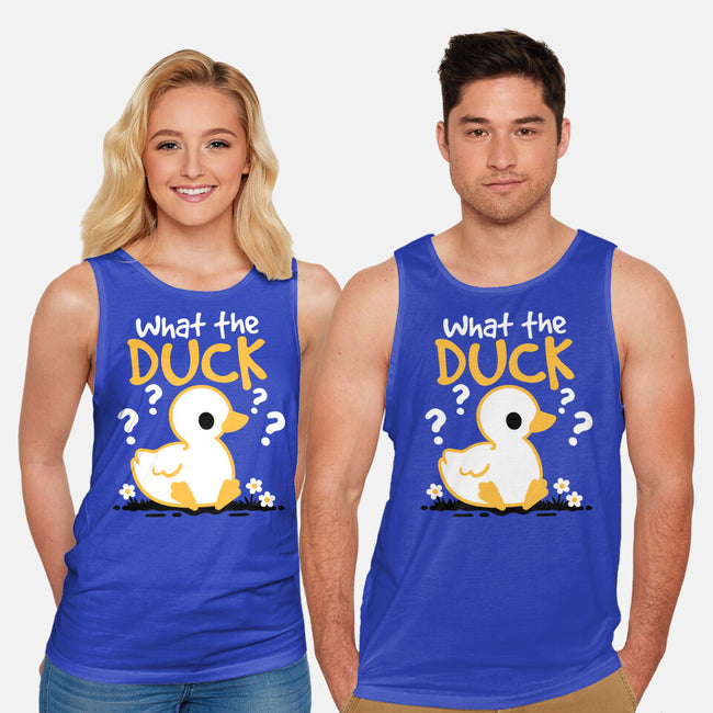 What The Duck-Unisex-Basic-Tank-NemiMakeit