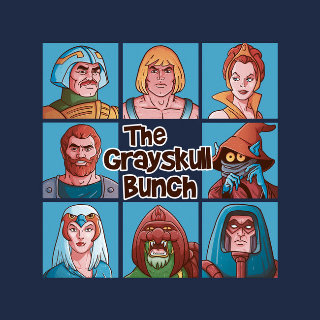 The Grayskull Bunch-Womens-V-Neck-Tee-Skullpy