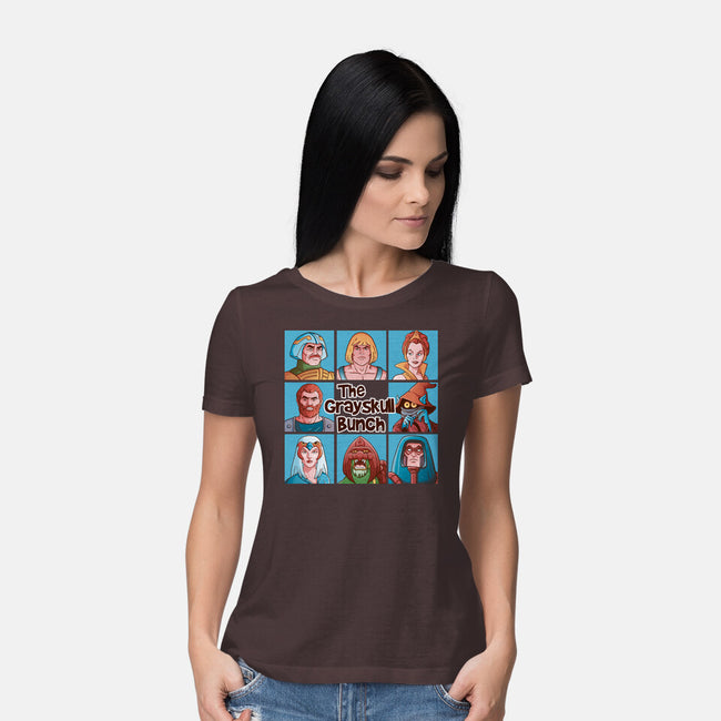 The Grayskull Bunch-Womens-Basic-Tee-Skullpy