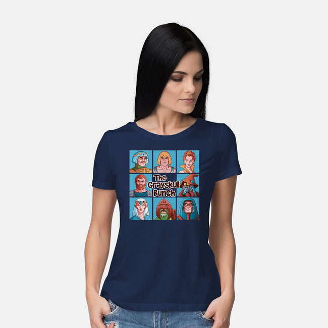 The Grayskull Bunch-Womens-Basic-Tee-Skullpy