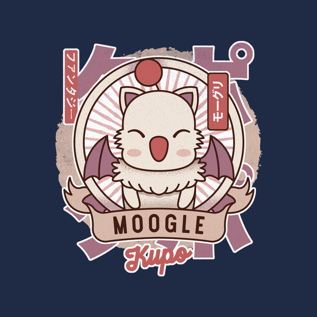 Moogle Retro-Womens-V-Neck-Tee-LAGELANTEE