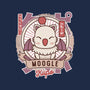 Moogle Retro-Womens-V-Neck-Tee-LAGELANTEE